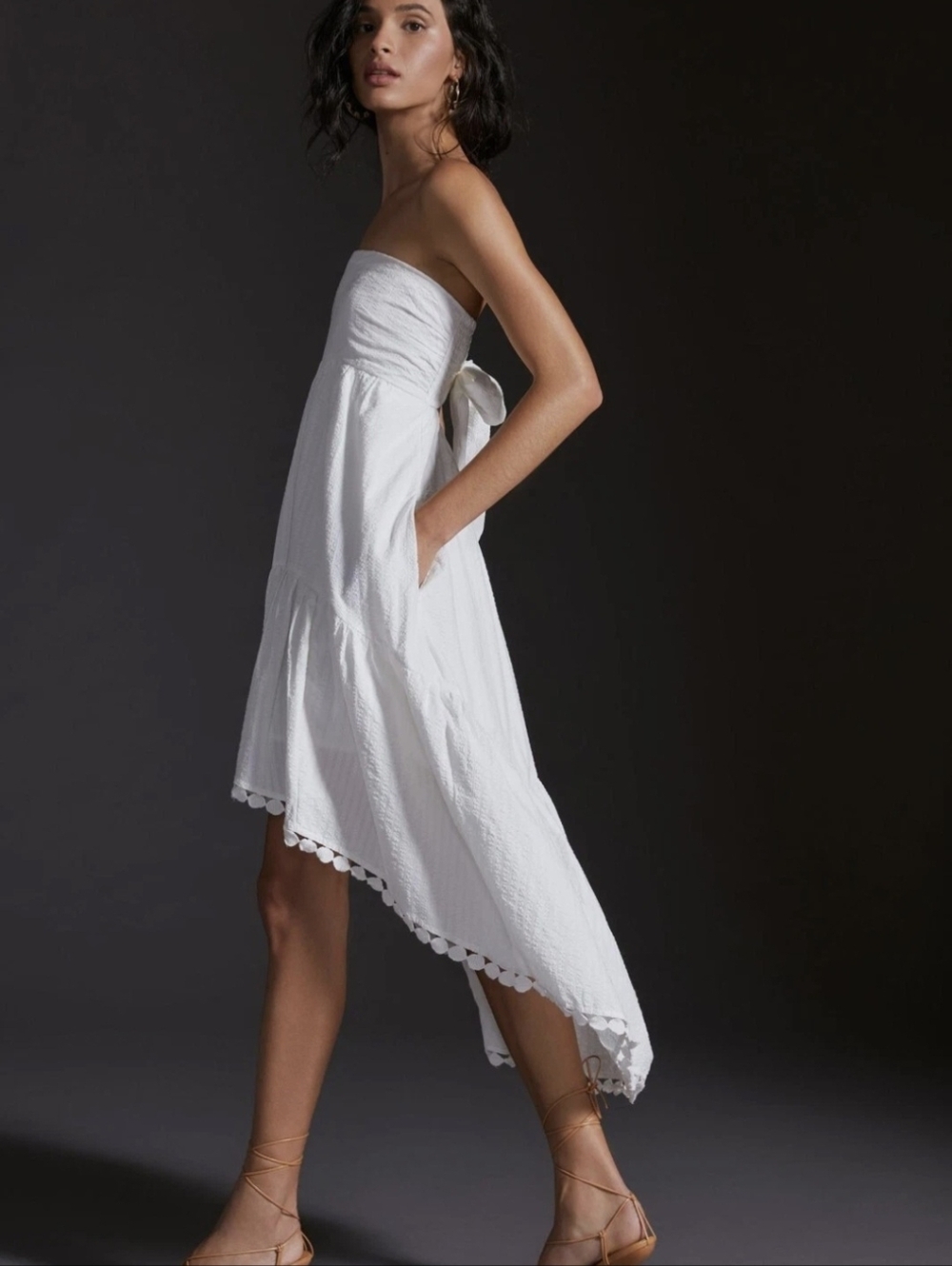 Maeve High Low Dress - Removable Straps - Picture 3 of 16